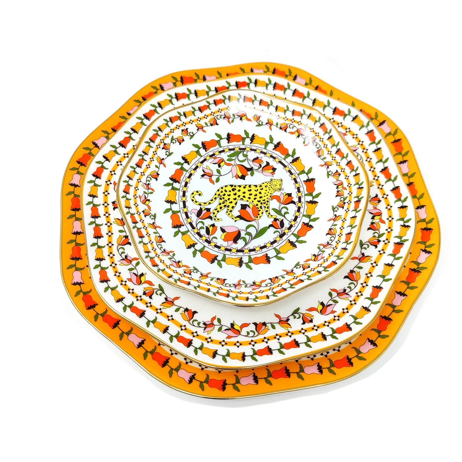 3 Plate Tropical Love Collection