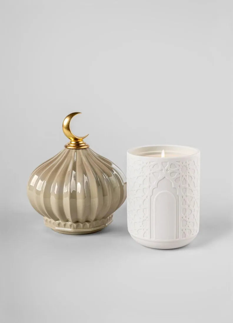 Lladro x Stoviglie: Susana Rodriguez's Majestic Nights Candle Cream - Oud Wood