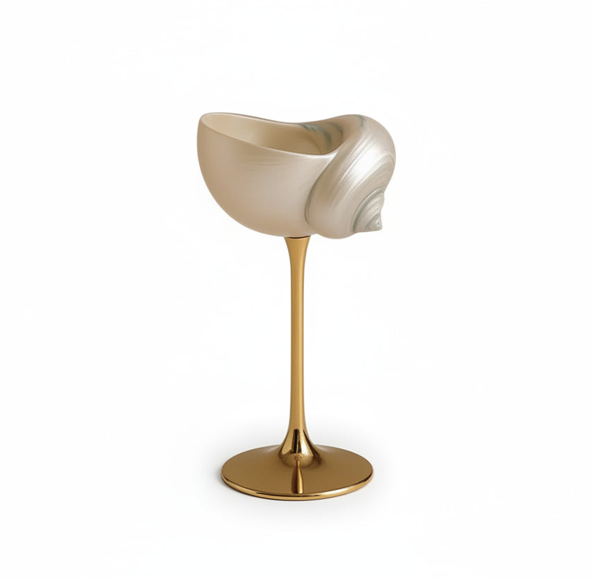 One Piece Conch Shell Glass