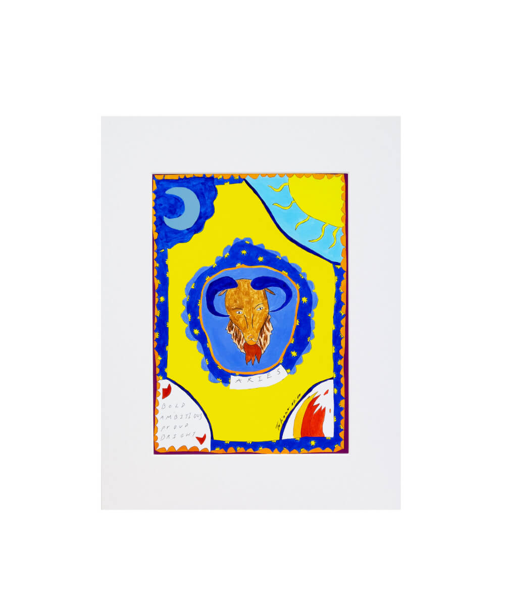 Aries Horoscope Art