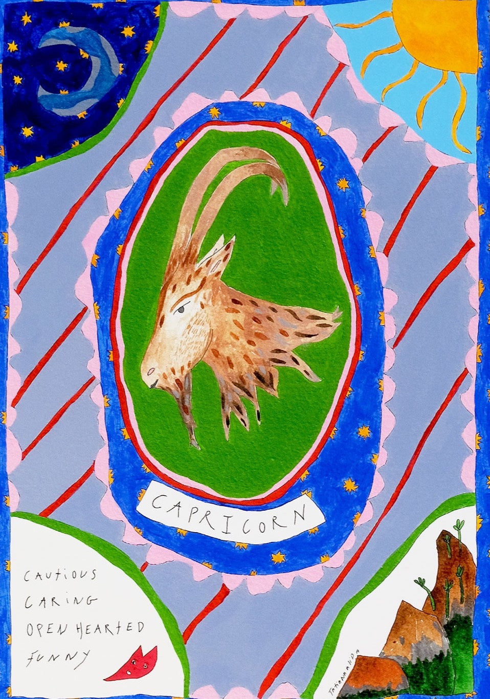Capricorn Horoscope Art
