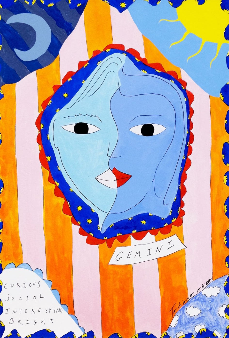 Gemini Horoscope Art