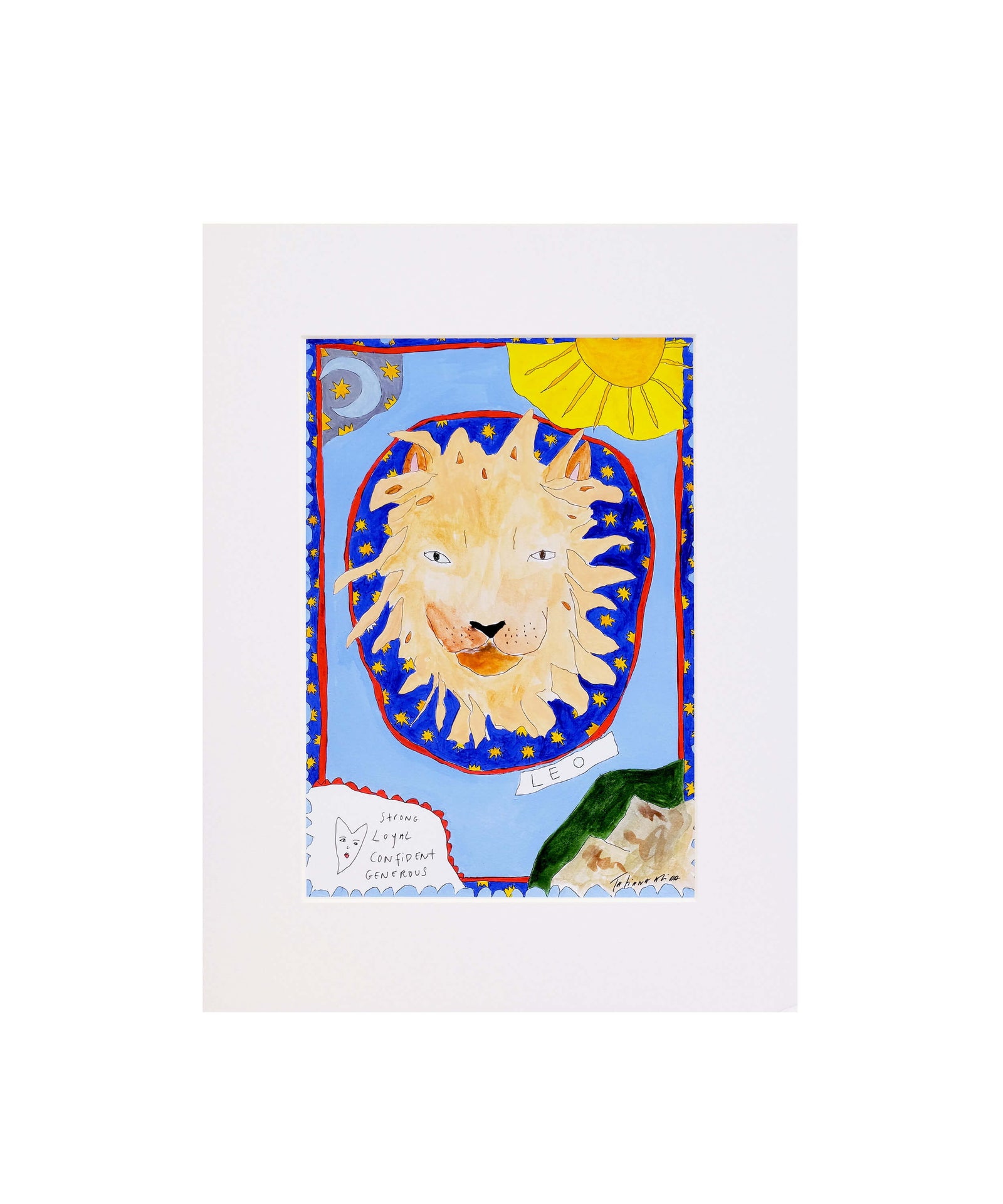 Leo Horoscope Art