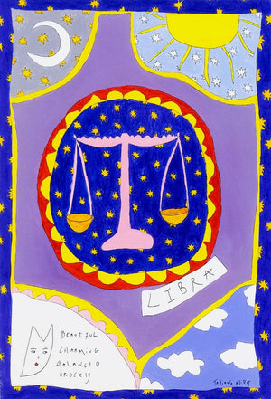Libra Horoscope Art