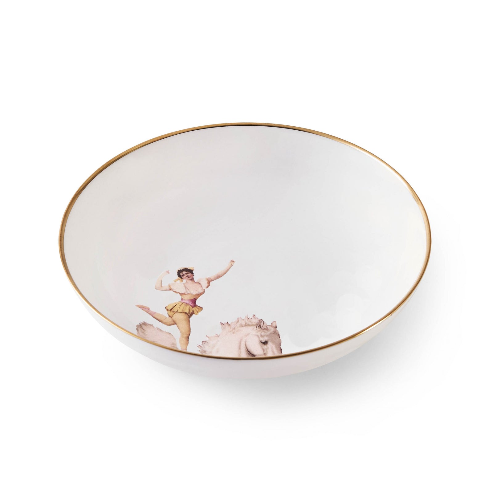 Set of 4 Miss Rose 22k Gold Accented Bowls