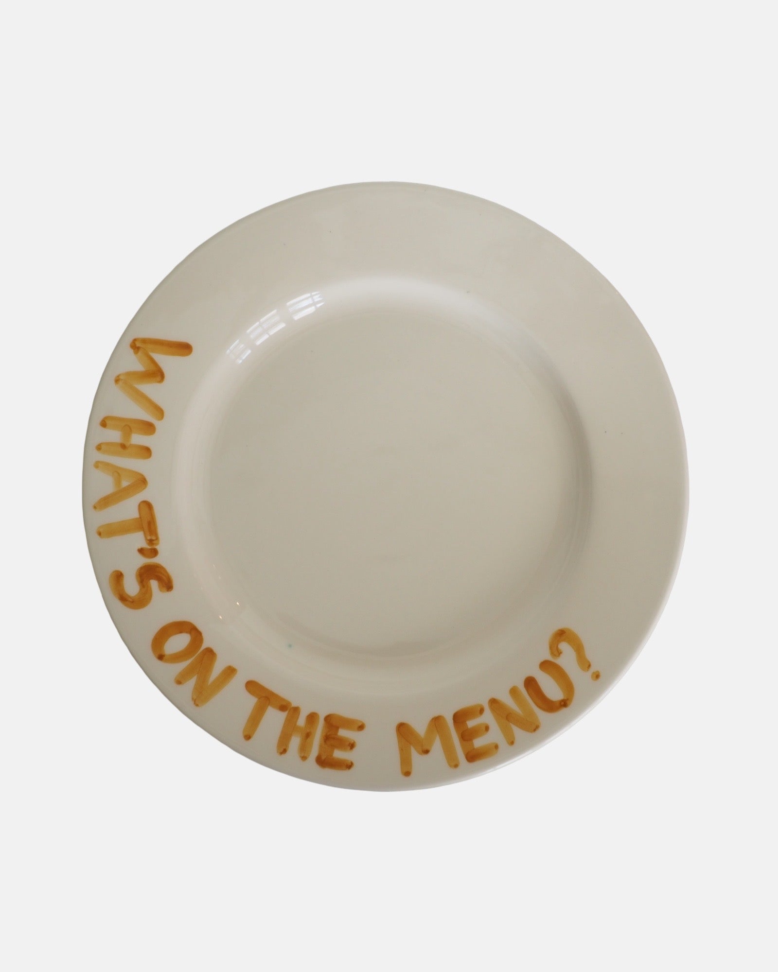 'What's On The Menu?' Plate