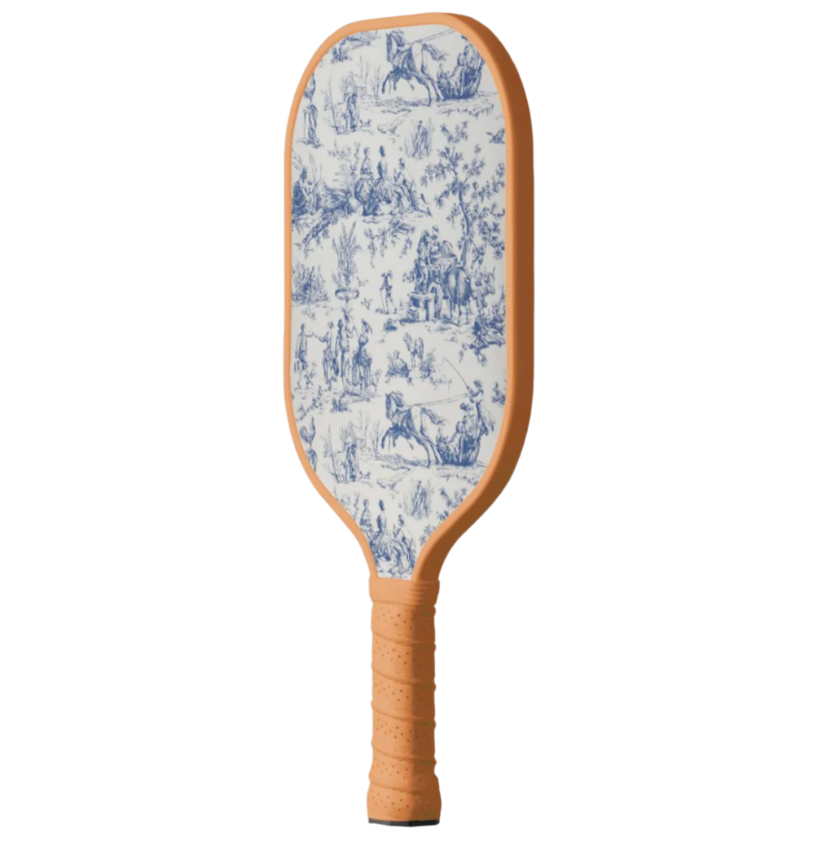 Toile de Jouy Inspired Pickleball Paddle Racket