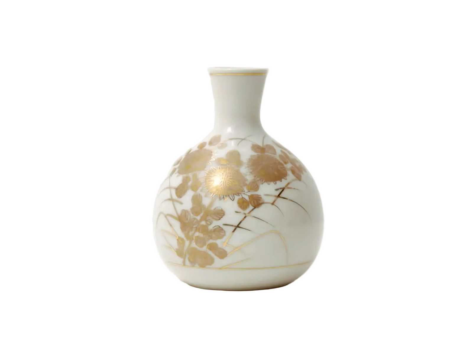 Vintage Gold Leaf Sake Carafe