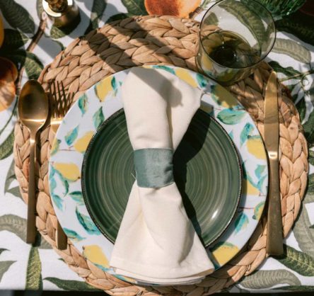 Set of 2 Amalfi Coast Lemon Plates