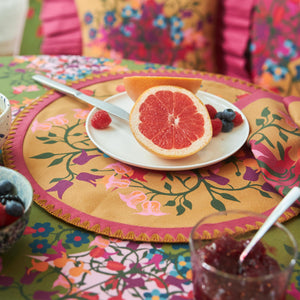Set of 6 Organic Cotton Oranssi Placemats