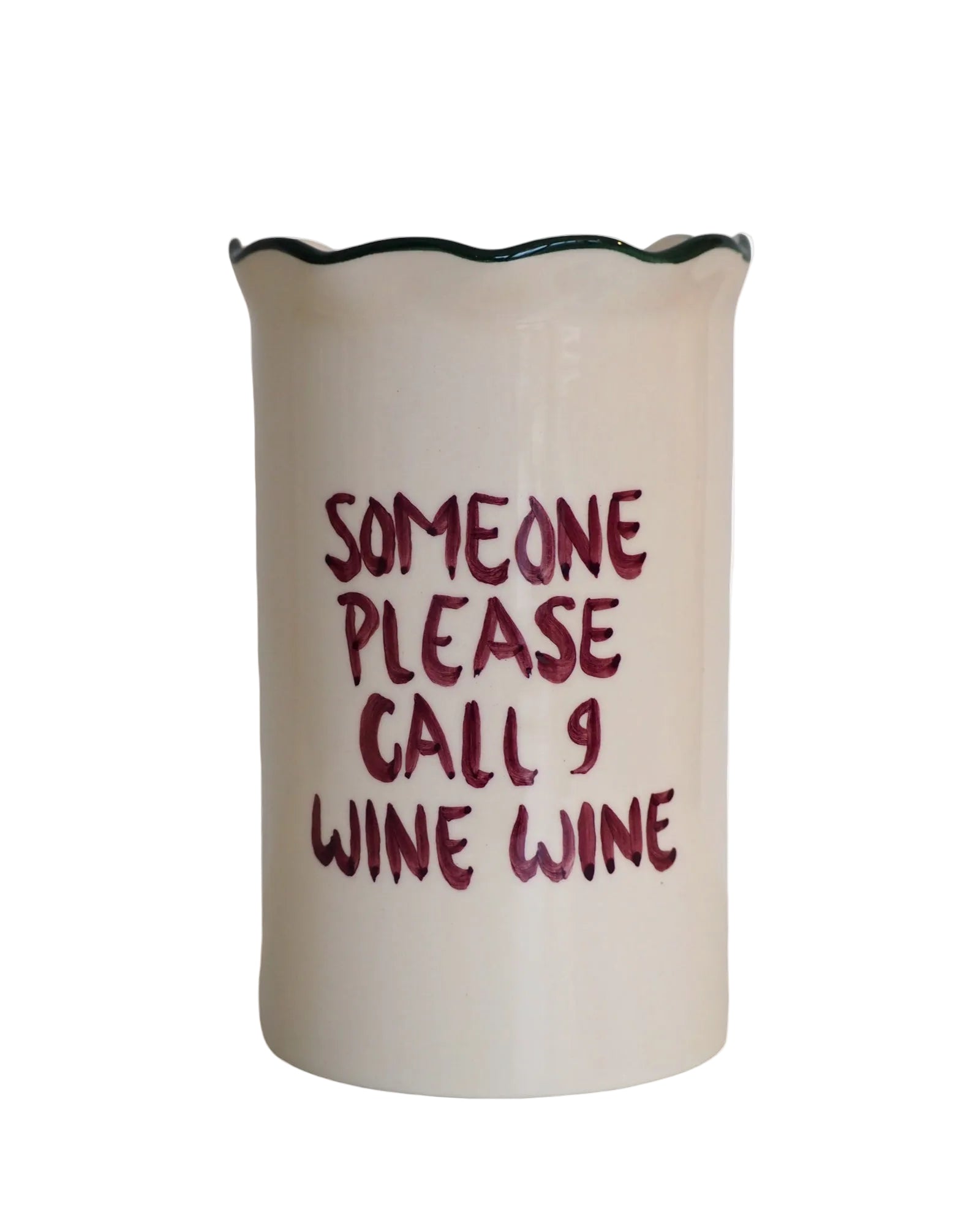 Wine Cooler 'Someone please call 9 wine wine'