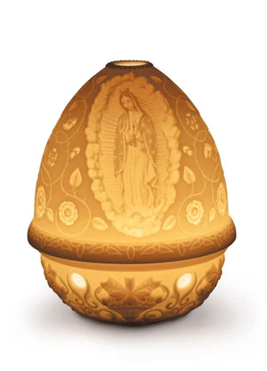 Lladro x Maison Bizarre: Diseño y Ornamentación's Our Lady of Guadalupe Lithophane