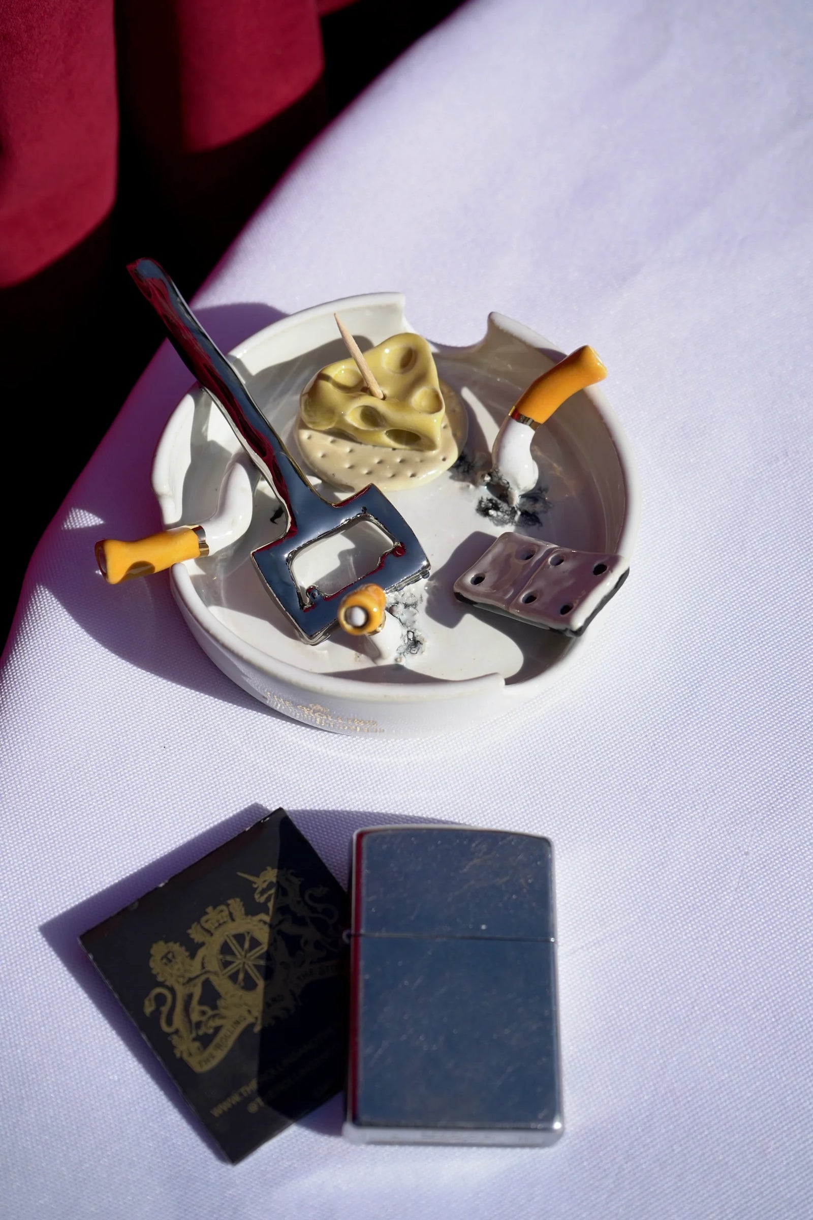 The Bottle Opener and Domino Ashtray