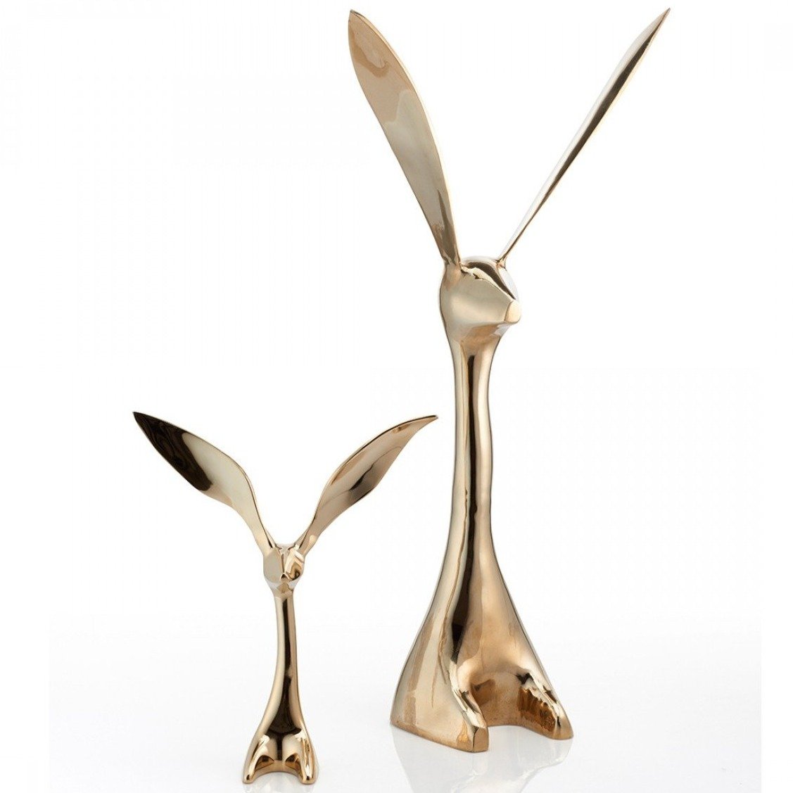 Jackrabbit Gold Sculpture