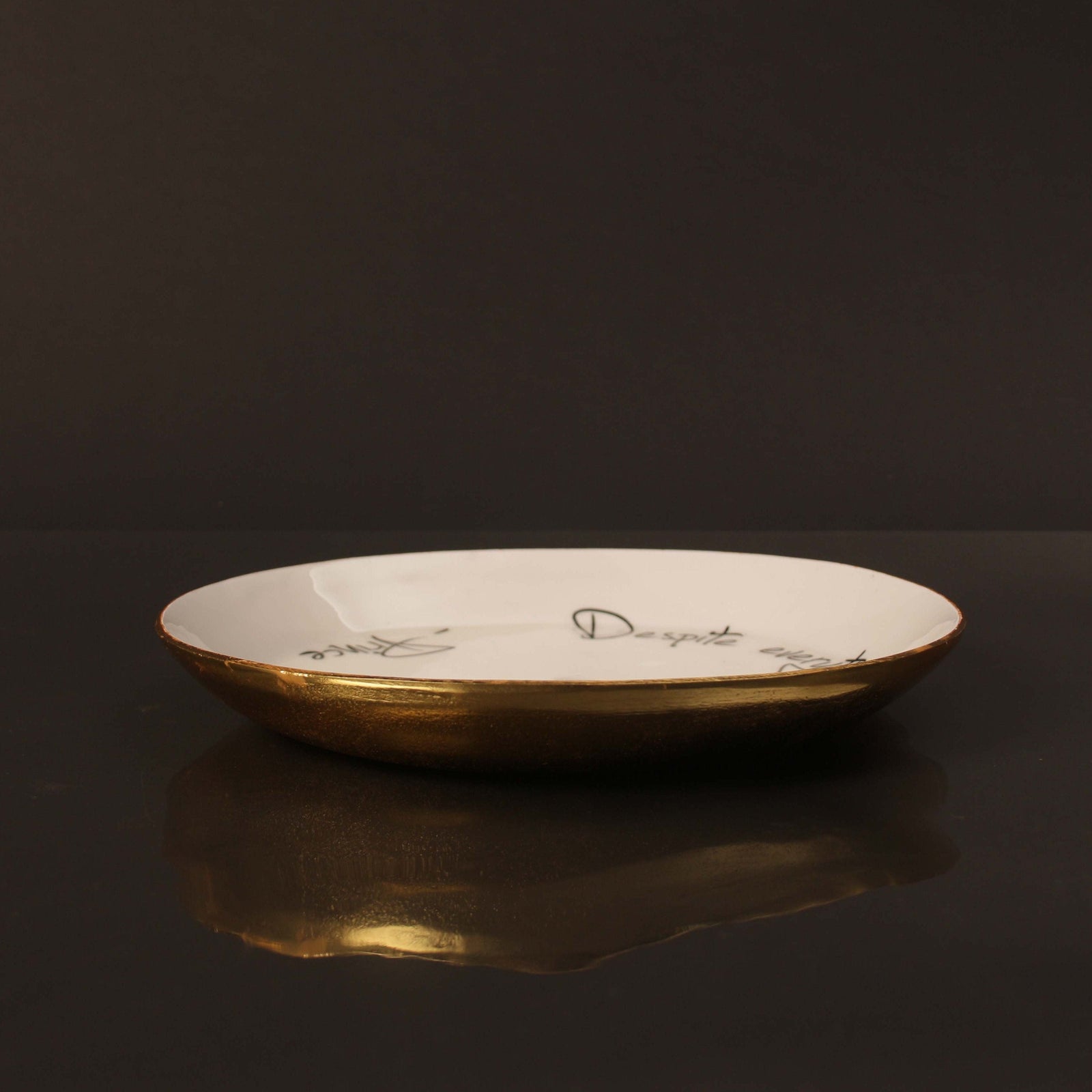 Gold Finish Prince - Bowl with Quote