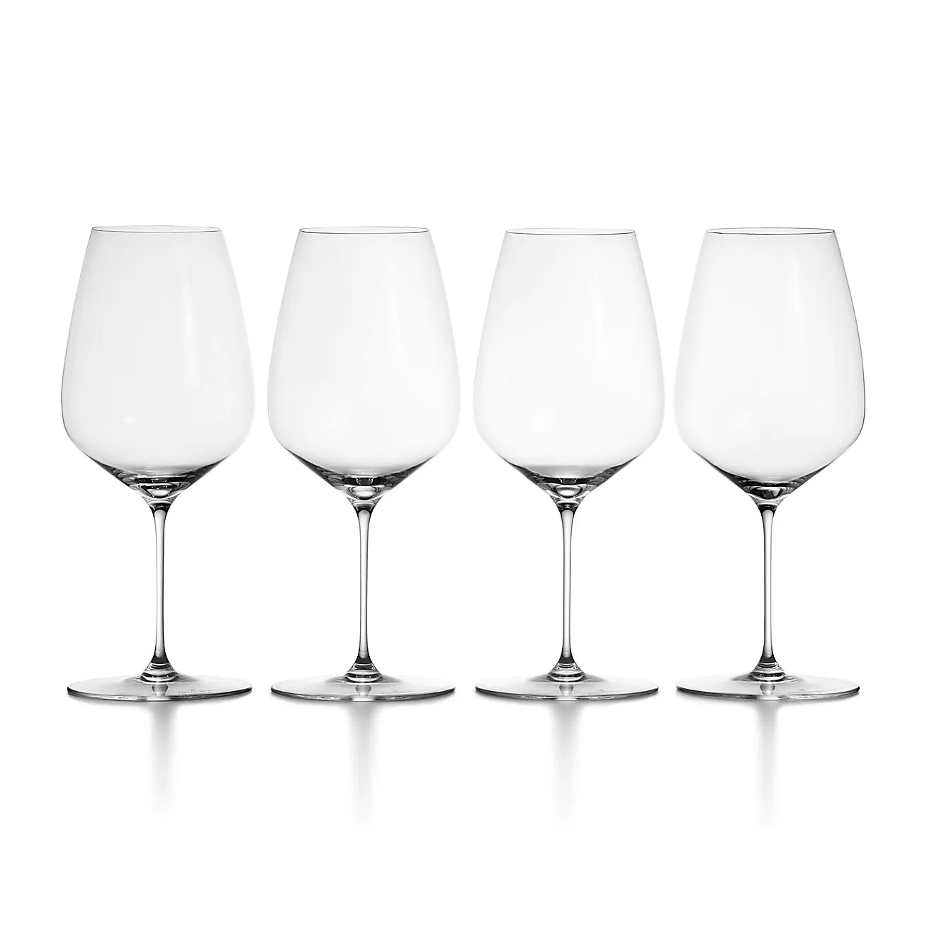 Tiffany Connoisseur Cabernet Wine Glass in Crystal Glass Set of Four