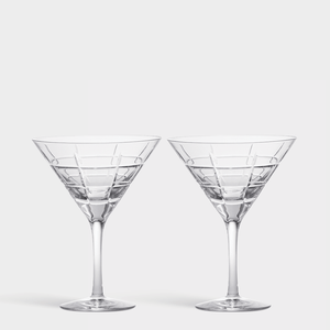 Set of 2 Manhattan Jan Johansson Martini Glasses